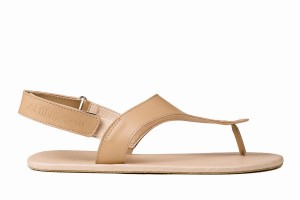 Beige Ahinsa Simple Barefoot Men's Sandals | YYN5434XO