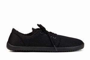 Black Ahinsa Bindu 2 Airnet Barefoot Men's Sneakers | HUP4742TI