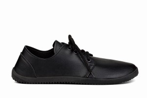 Black Ahinsa Bindu 2 Barefoot Men's Casual Shoes | PEX3012RS