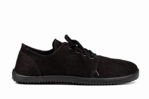 Black Ahinsa Bindu 2 Hemp Barefoot Women's Casual Shoes | OSW2330FX