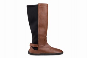 Brown Ahinsa Barefoot Women's Tall Boots | DTC6042NW