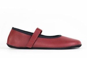 Burgundy Ahinsa Ananda Barefoot Women's Ballet Flats | KGR9157DU