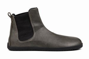 Grey Ahinsa Barefoot Women's Chelsea Boots | ZNJ8464XE