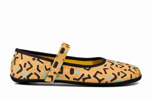 Yellow Ahinsa Fantasia Barefoot Women's Ballet Flats | YIU771KG