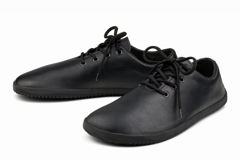 Black Ahinsa Ananda Barefoot Men's Casual Shoes | AAQ2087XI