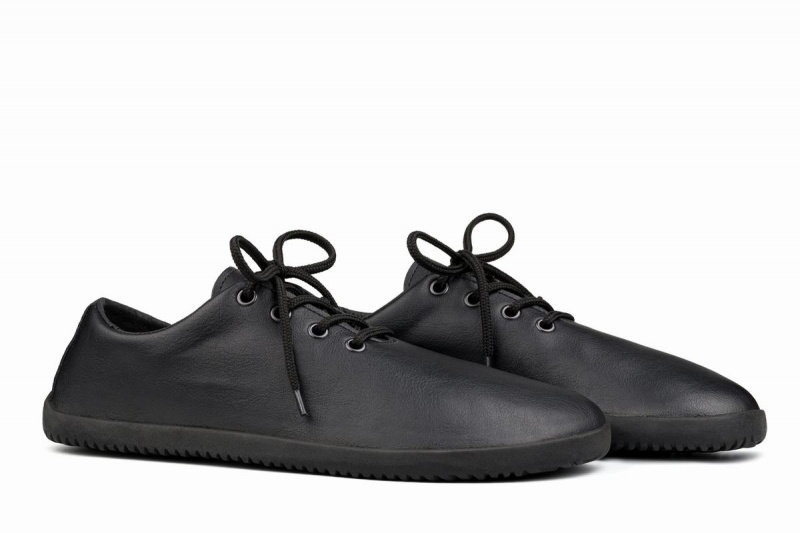 Black Ahinsa Ananda Barefoot Men's Casual Shoes | AAQ2087XI