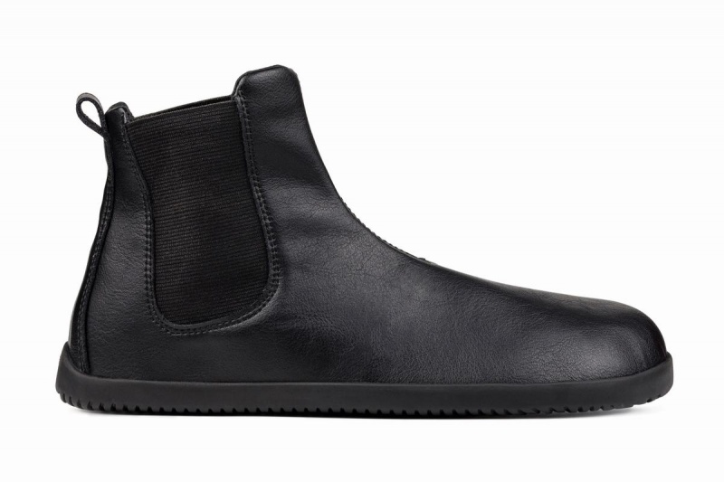 Black Ahinsa Barefoot Women\'s Chelsea Boots | UIE2040BZ