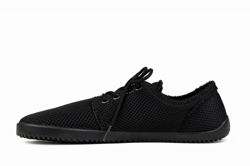 Black Ahinsa Bindu 2 Airnet Barefoot Women's Sneakers | EKJ6534OH