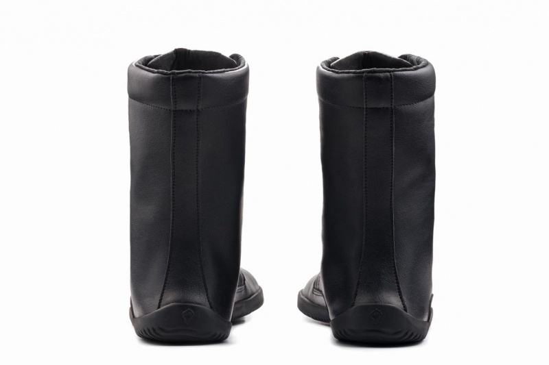 Black Ahinsa Jaya Barefoot Women's Winter Boots | XCB7120AV