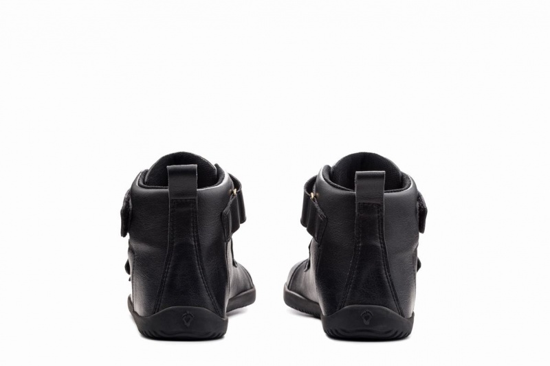 Black Ahinsa Quick Barefoot Women's Ankle Boots | OCT8443PZ