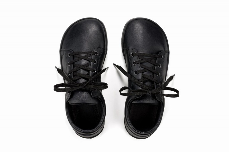 Black Ahinsa Vida Barefoot Men's Sneakers | ATT7552KT