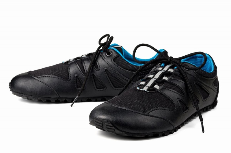 Blue Black Ahinsa Chitra Trek&trail Barefoot Men's Running Shoes | JHS756FM