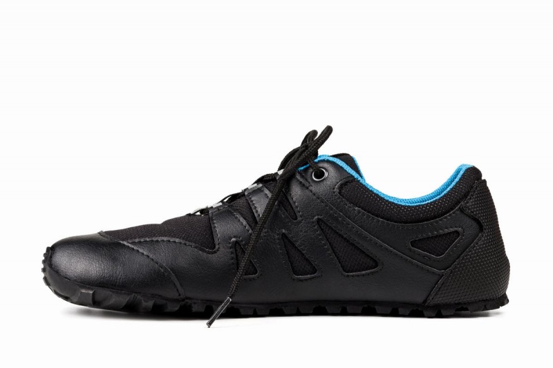 Blue Black Ahinsa Chitra Trek&trail Barefoot Men's Running Shoes | JHS756FM