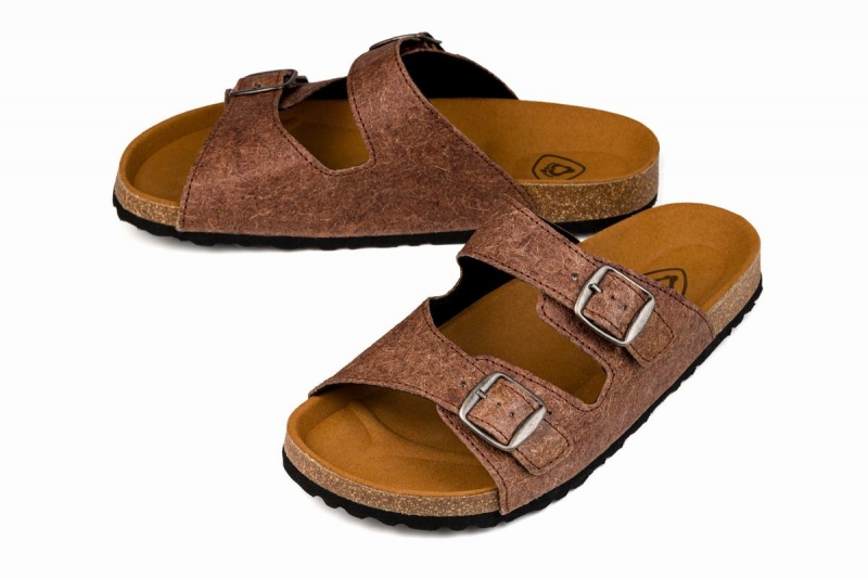 Brown Ahinsa Malai Barefoot Men's Sandals | MMQ6689GS