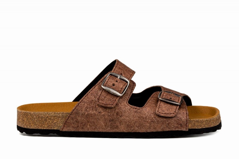 Brown Ahinsa Malai Barefoot Men's Sandals | MMQ6689GS