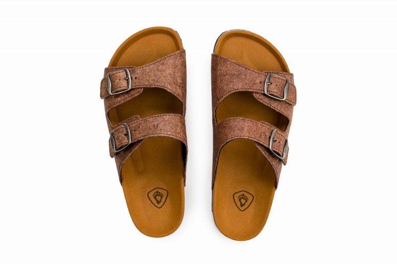 Brown Ahinsa Malai Barefoot Men's Sandals | MMQ6689GS