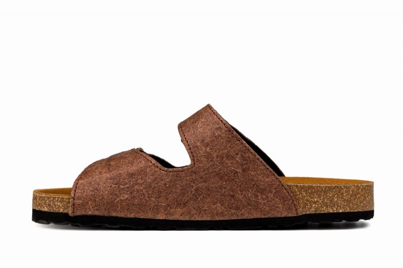 Brown Ahinsa Malai Barefoot Men's Sandals | MMQ6689GS