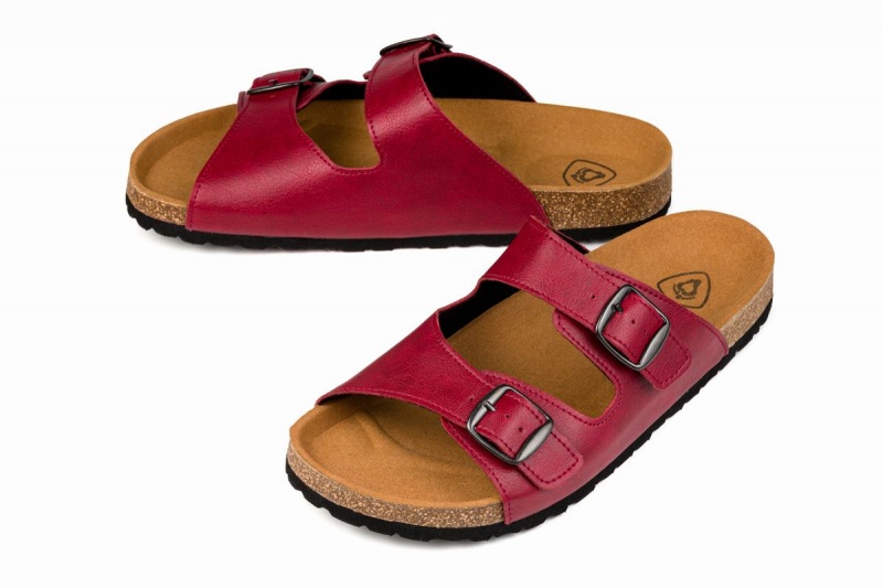 Burgundy Ahinsa Barefoot Women's Sandals | EAS2562XW