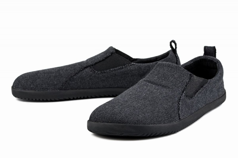 Dark Grey Ahinsa Recycled Barefoot Women's Slip On Sneakers | ZFM4646MS