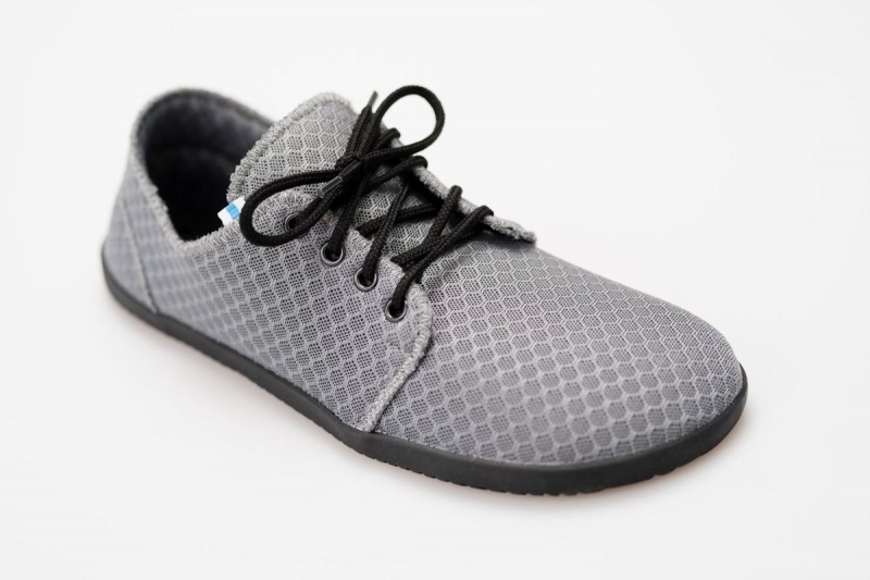 Grey Ahinsa Zone Barefoot Women's Sneakers | KQI460EQ