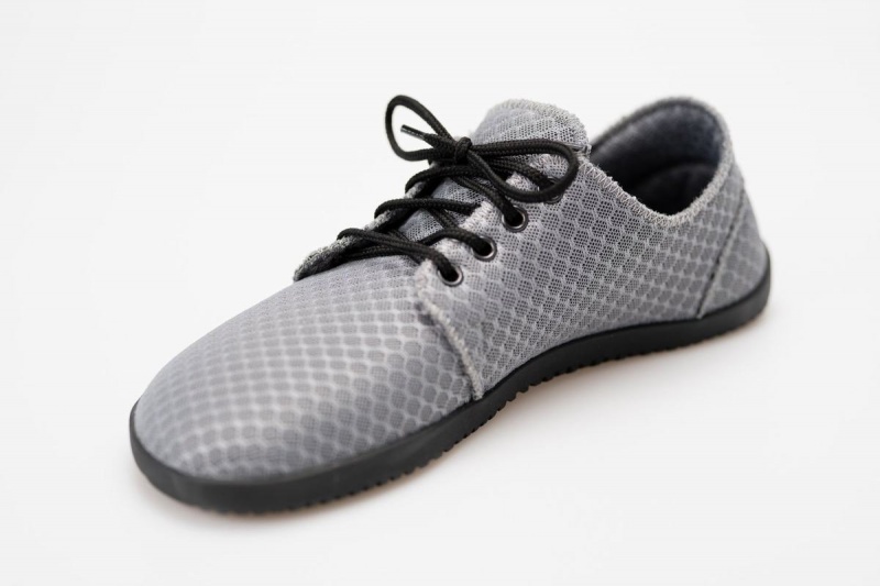 Grey Ahinsa Zone Barefoot Women's Sneakers | KQI460EQ