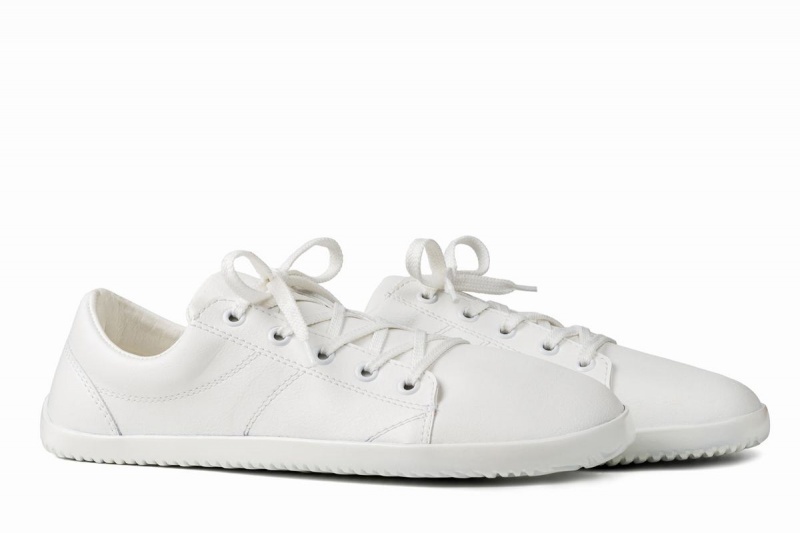 White Ahinsa Vida Barefoot Men's Sneakers | JDG6747NQ