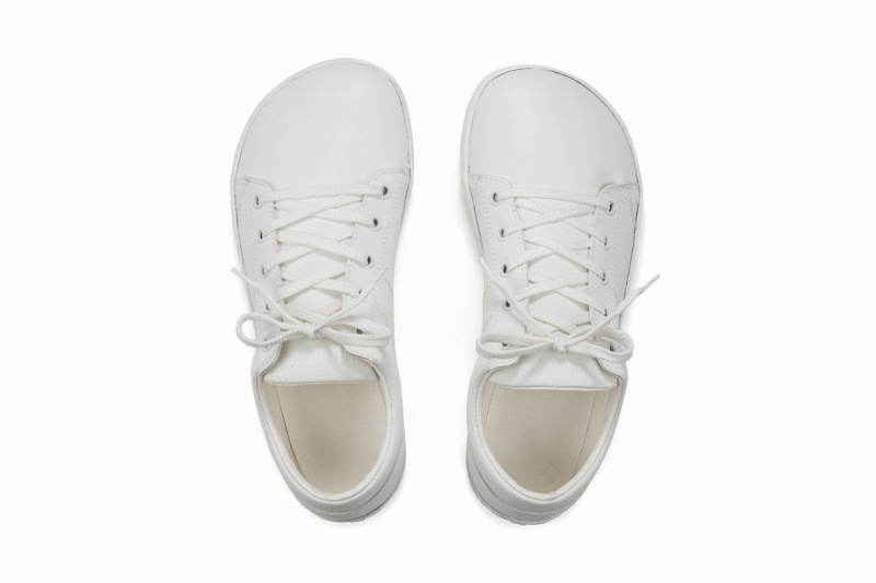 White Ahinsa Vida Barefoot Men's Sneakers | JDG6747NQ